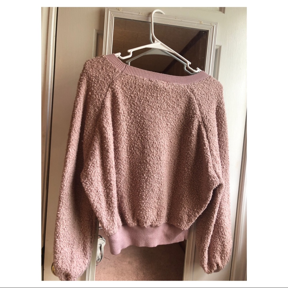 Fluffy Pink Sweater